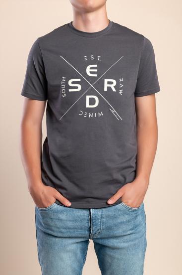 Men's Cotton T-Shirt, Gray