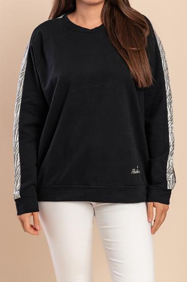 Long Sleeve Sweatshirt, Black