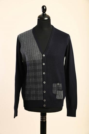 Men's Sweater, Dark Blue