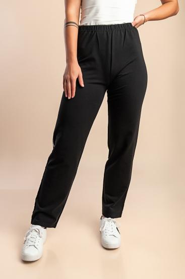Cotton pants, black