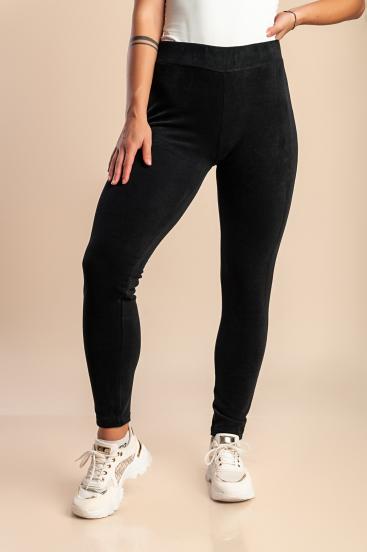 Cotton pants, black