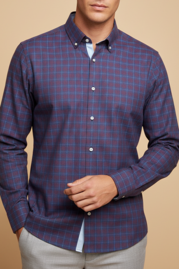 Men's Printed Shirt, Blue