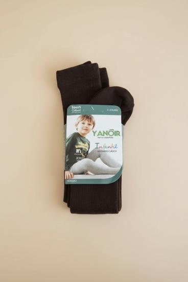 Cotton children's tights, 2-4 years, brown