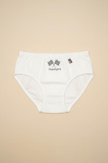 Cotton boys' underwear, 16 years, white