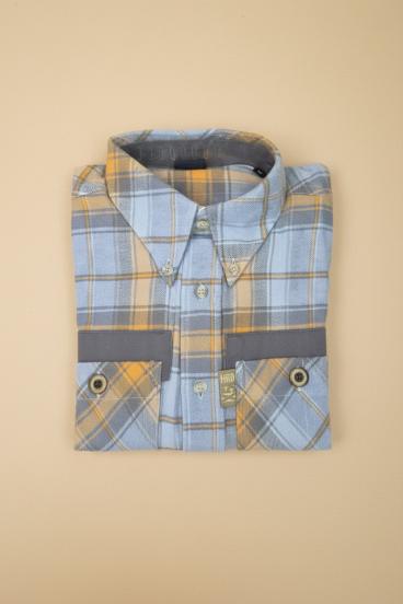 Children's Checkered Shirt, 10 Years, Blue