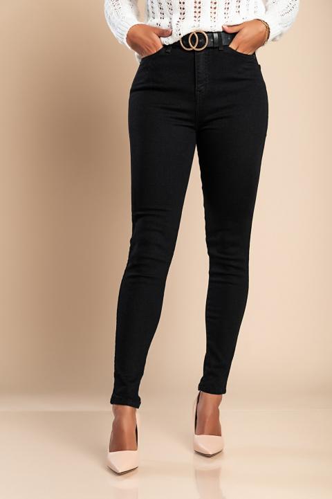Skinny stretch jeans, black