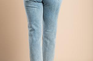 Straight jeans, light blue