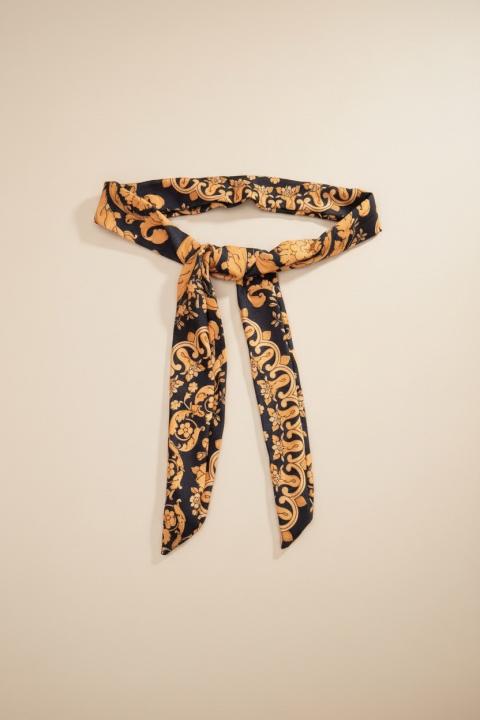 Printed belt, black