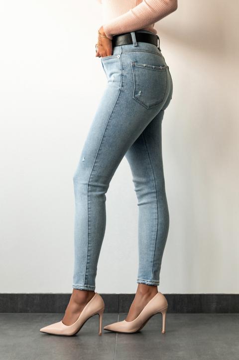Skinny stretch jeans, light blue