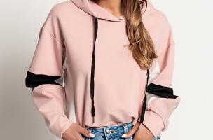 Sports sweatshirt Jappola, light pink