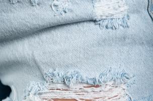 Ripped short jeans Padua, light blue