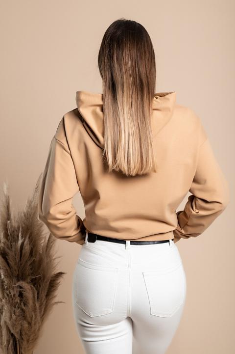 Hooded sweatshirt Rionna, beige