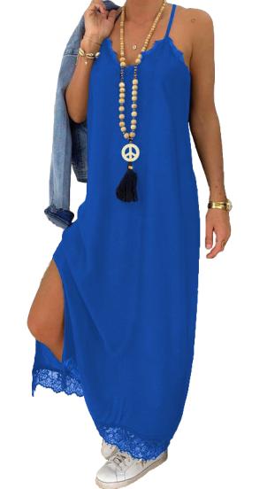 DRESS PRIMAROSA - BLUE