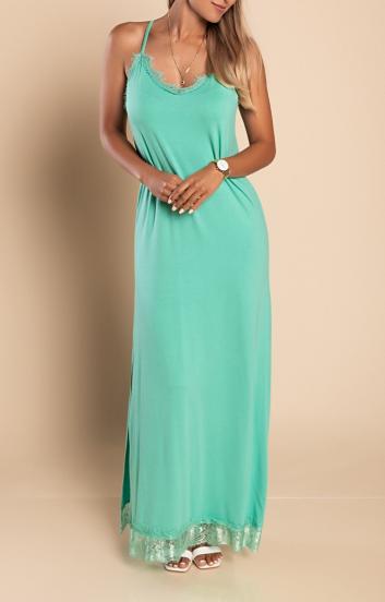 DRESS PRIMAROSA - TURQUOISE